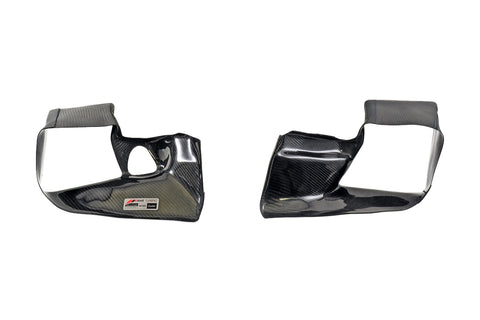 AWE Tuning Audi 2.7T Intercooler Carbon Fiber Shrouds - Shrouds Only Set of Two — fits Audi S4