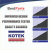Kotek axle shaft seal kit for Ford Ranger 2019–2023 with improved design and three types of black rubber seals