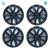 4x Matt Black Wheel Hub Caps to suit Tesla Model 3 — image 6