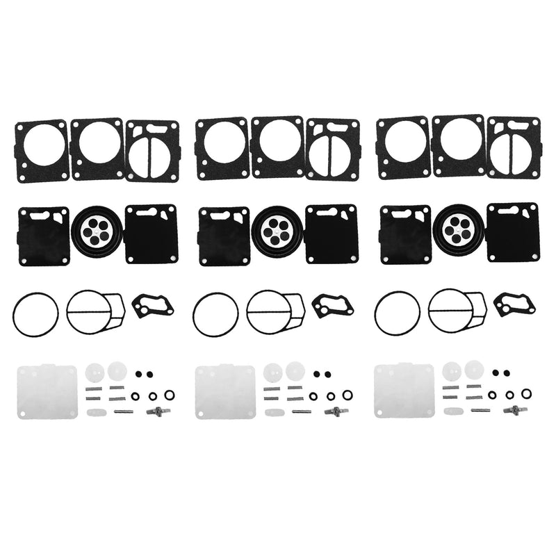 3x Carburetor Carb Rebuild Repair Kit Suitable Sea-Doo SP SPI SPX HX GS GSI GSX — image 1