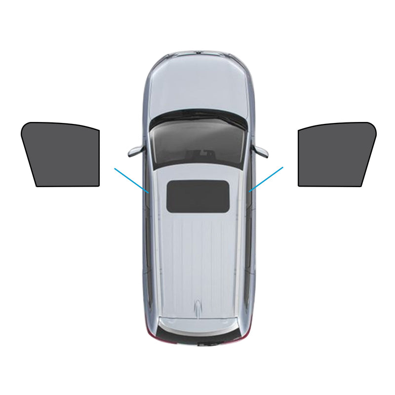 2x Front Magnetic Car Window Sun Shades (Pair) to suit Mazda CX-3 — image 1