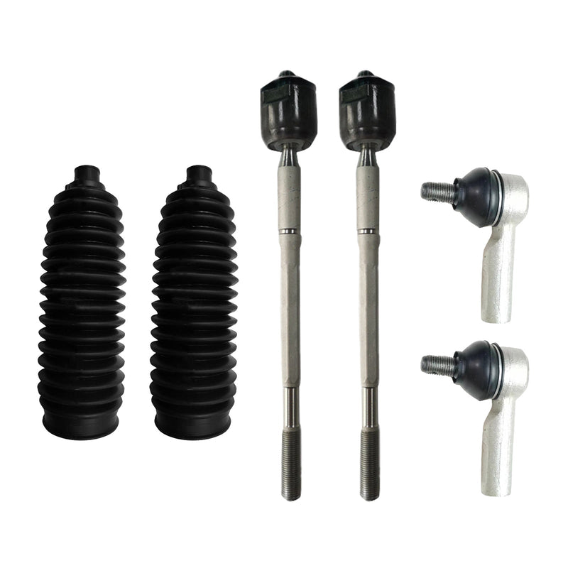 6PCS Inner Rack Tie Rod End Kit to suit Toyota Hilux 4WD — image 1