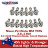 Nissan Pathfinder R51 YD25 2.5L Titanium Exhaust Manifold&Turbo Stud Kit