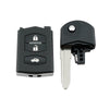 3 Button Remote Car Key 433MHz ID63 to suit Mazda 2 — image 1