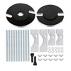 2-Stroke Exhaust Pipe Repair Kit (Pair) to suit Yamaha TZR250 YZ250 — image 1
