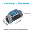 1.5 inch Digital Turbine Diesel Water Fuel Flow Meter to suit Universal — image 3