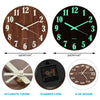 12'' Luminous Wall Clock to suit Home Bedroom Living Room — image 2