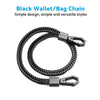 Alloy Black Wallet Chain 16inch 40cm Long to suit Biker Punk — image 2