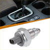 Silver metallic back up lamp switch for toyota 4runner 1987 with gray plastic connector and threaded metal shaft