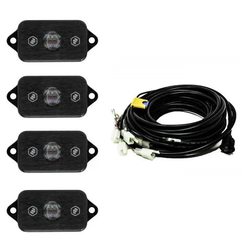 Baja Designs Universal Red Rock Light Kit — fits Chevrolet Silverado 1500