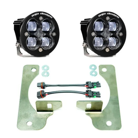 Baja Designs 18+ Wrangler JL Rubicon Squadron-R Fog Light & Fog Pocket Kit — fits Jeep Gladiator