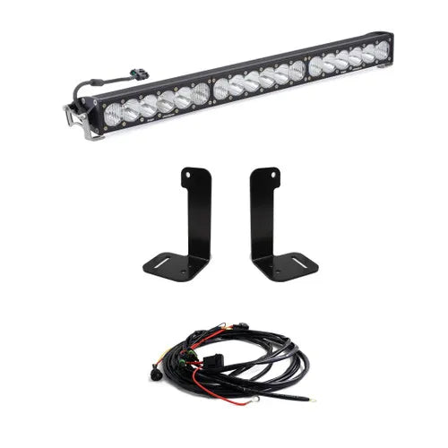 Baja Designs 2018+ Jeep Wrangler JL/JT OnX6+ 30in Bumper LED Light Bar Kit — fits Jeep Gladiator