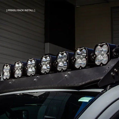 Baja Designs Prinsu Roof Rack 7 XL Linkable Light Kit (Fits Any Prinsu Rack) — fits Toyota FJ Cruiser Gsj15