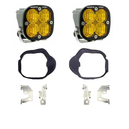 Baja Designs 448133 14-18 Mercedes Sprinter Van Squadron Sport Fog Pocket Light Kit - Baja Amber