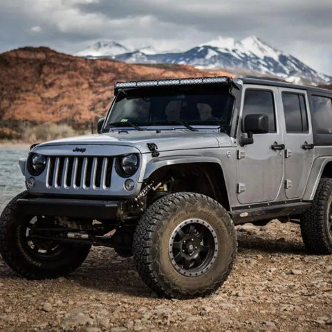 Baja Designs 07-17 Wrangler JK OnX6 Series 50in Light Bar Kit — fits Jeep Wrangler