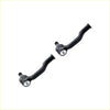 Black steering tie rod ends with sturdy metallic joints and rubber boots for mazda b2600 uf 1989-1998 kit