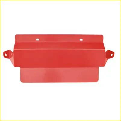 Red metal 4mm battery tray with two side handles bash plate for toyota landcruiser vdj 76 78 79 v8 radiator guard