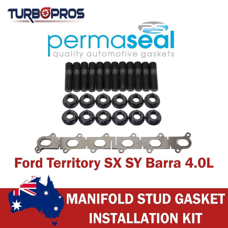 Ford Territory Barra Permaseal Exhaust Manifold Installation Stud&Gasket Kit