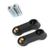Honda Generic Motorcycle Mirror Extender Riser Extension Bracket Black 10mm M10 Fit