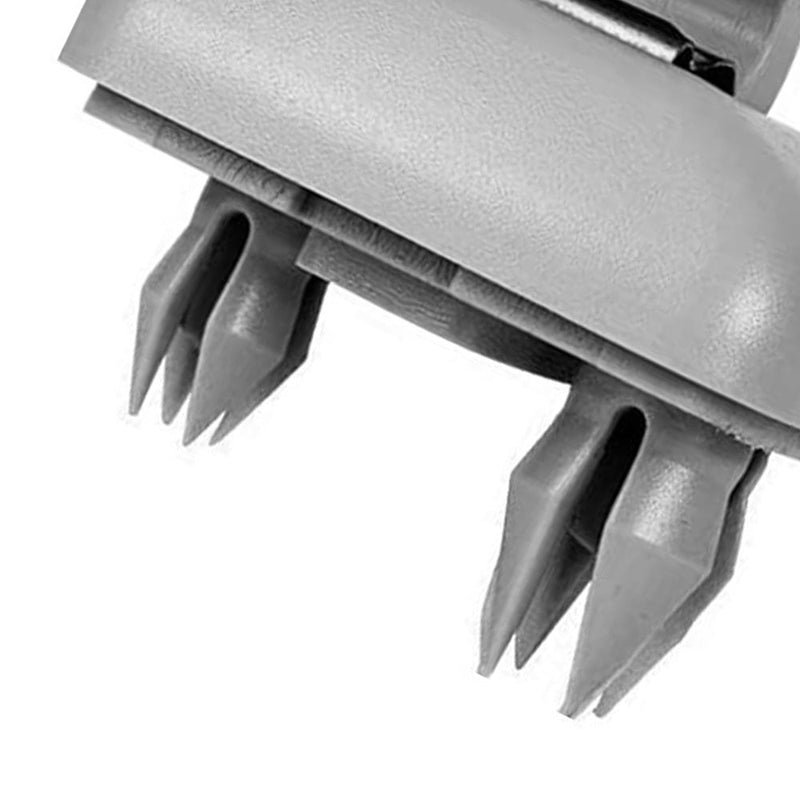 2x Sun Visor Clip Holder Hook Bracket (Pair) to suit Audi Q3 Grey — image 1
