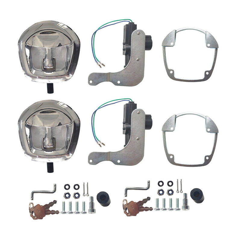 Power Operated Recessed Folding Whale Tail T Lock Handle to suit Toyota Hil — image 1