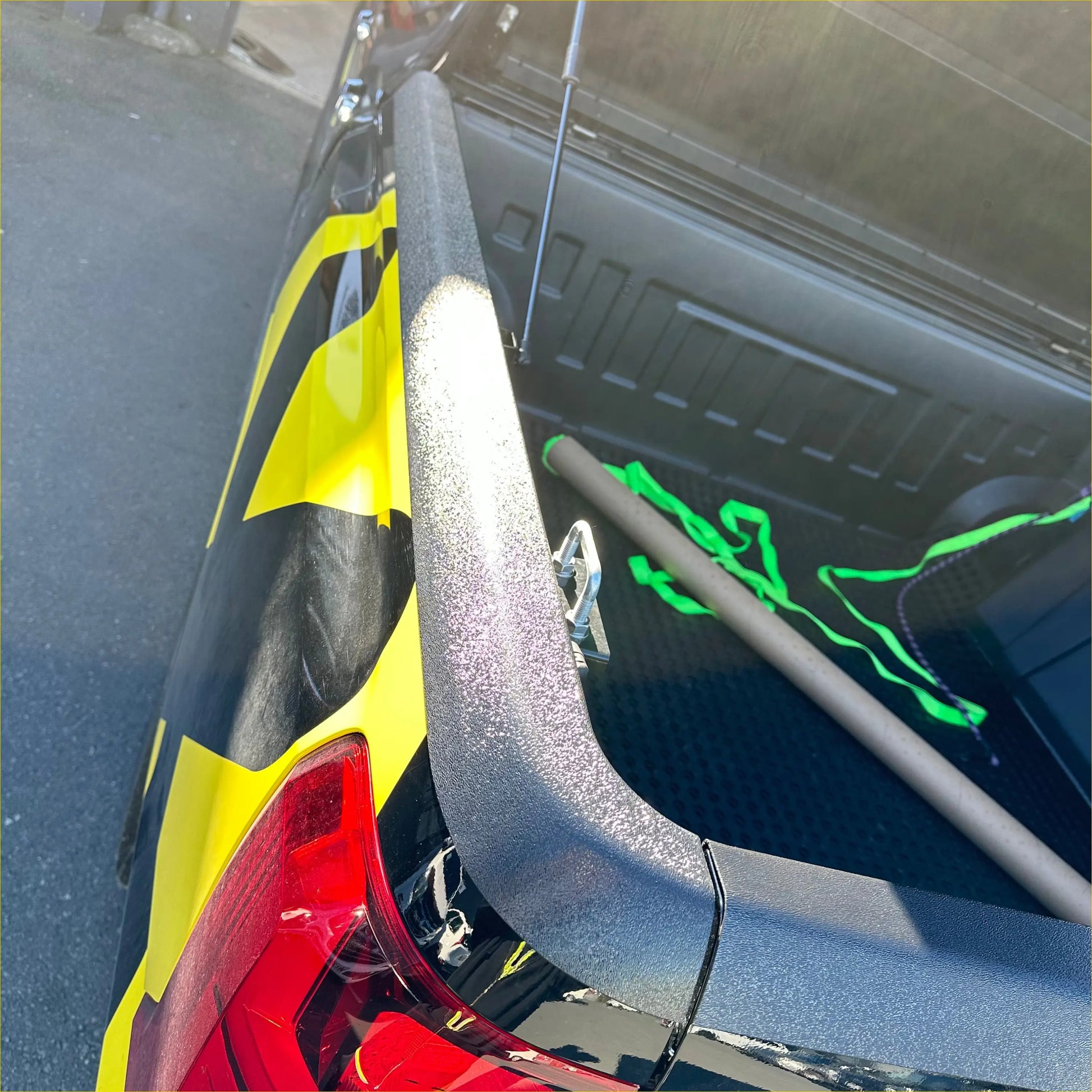 Bedside Rail Covers-3 Piece Set Mitsubishi Triton 2024+ Textured Black - Tailgate cover