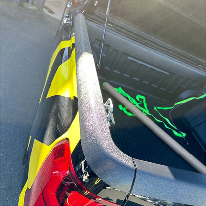 Bedside Rail Covers-3 Piece Set Mitsubishi Triton 2024+ Textured Black - Tailgate cover