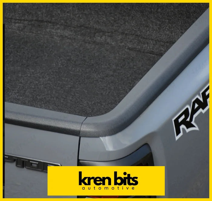 Bedside Rail Covers / Wellside Caps Ford Ranger Px1 Px2 Px3 2012-2021 Matte Black