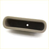 Beige silicone phone case with black interior and central hole for toyota hilux 2004-2016 inner door handle back side