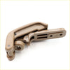 Beige plastic quarter glass lock latch for mazda bravo with tan door handle latch and ergonomic locking grip