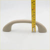 Beige plastic roof grab handle for toyota hilux sr5 mk6 champ 2004-2013 with curved design and smooth surface