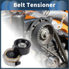 Black and silver durable metal belt tensioner with circular gear and adjustable pulley for toyota tundra 2006-2015