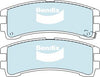 Bendix Protrans Brake Pad Set Rear DB1175 PR