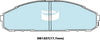 Bendix Heavy Duty Brake Pad Set Front DB1257 HD