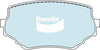 Bendix Heavy Duty Brake Pad Set Front DB1312 HD