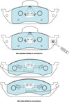 Bendix Euro Brake Pad Set Front DB1406 Euro+