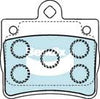 Bendix Heavy Duty Brake Pad Set Rear DB1418 HD