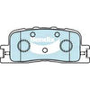 Bendix Heavy Duty Brake Pad Set Rear DB1463 HD