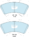 Bendix Heavy Duty Brake Pad Set Front DB1838 HD