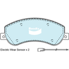 Bendix Ultimate 4WD Brake Pad Set Front DB1915 ULT4WD