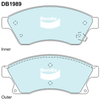 Bendix Protrans Brake Pad Set Front DB1989 PR