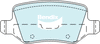 Bendix Euro Brake Pad Set Rear DB2020 Euro+