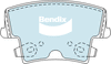 Bendix General CT Brake Pad Set Rear DB2062 GCT