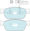 Bendix Heavy Duty Brake Pad Set Front DB2200 HD