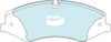 Bendix Heavy Duty Brake Pad Set Front DB2203 HD