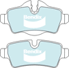 Bendix Euro Brake Pad Set Rear DB2214 Euro+