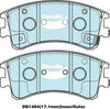 Bendix Heavy Duty Brake Pad Set Front DB1484 HD
