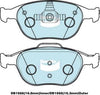 Bendix Heavy Duty Brake Pad Set Front DB1666 HD