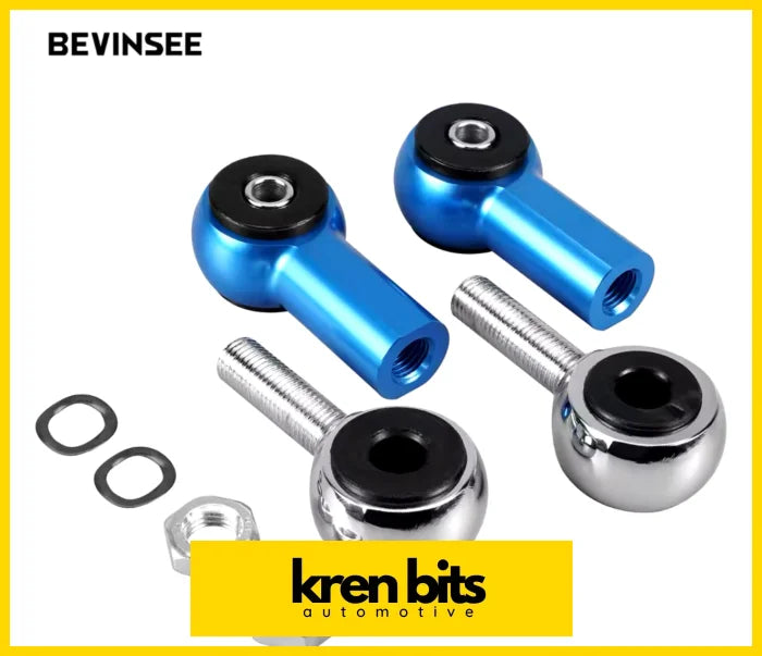 Bevinsee Aluminum Adjustable Rear Sway Bar Endlink Kit For Bmw E46 1999-2006