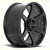 Bgw cartel matt black black matte alloy wheel with five spoke design and bbs logo center cap
